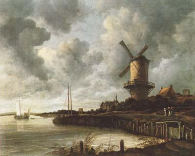Jacob van Ruisdael The Windmill at Wijk Bij Duurstede (mk08) oil painting picture